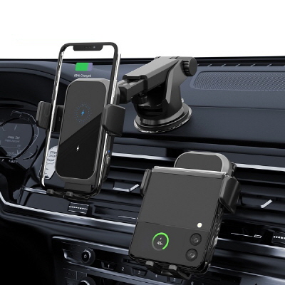 케미 차량용 완전자동 차량용 고속무선충전거치대 15W HEA-CWC20