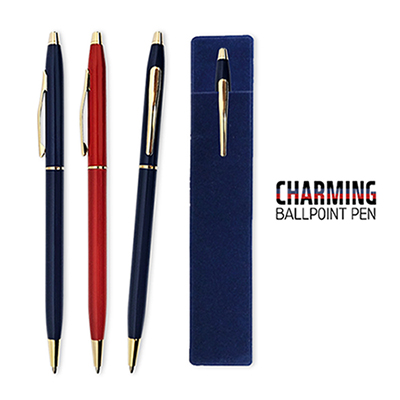 챠밍 유광 볼펜(금속)