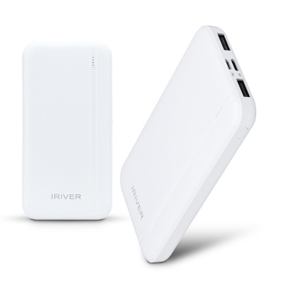 아이리버 슬림 듀얼 충전 보조배터리 10000mAh IPC-10