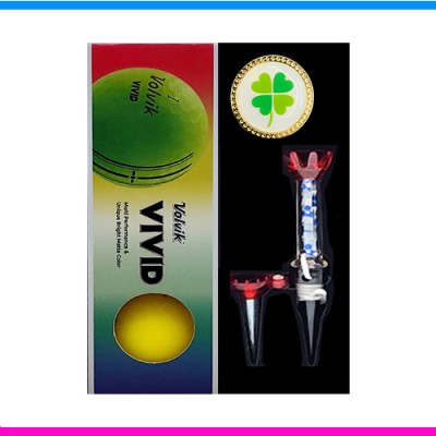 볼빅 비비드 3구 볼마커 자석티세트 (3pc) 무광