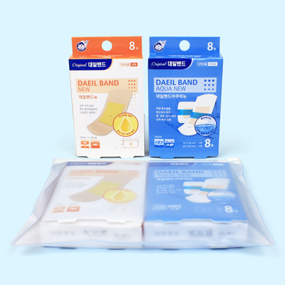 대일밴드 정품 오리지널 아쿠아뉴 2종혼합16매세트 지퍼백인쇄가능