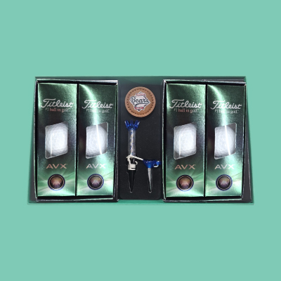 타이틀리스트 AVX 3피스 12구+골프티+가죽볼마커세트
