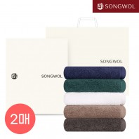 [송월타올] 송월 40수 포인트40 200g 2P 타올세트