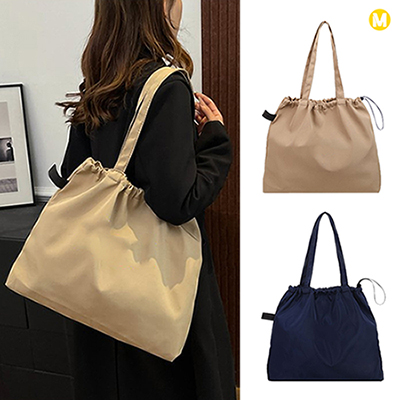 모모카멜 스트링끈 에코백 45X39X5cm HE34