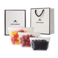 웰세스 실리콘지퍼백3종세트 (500,1000,1500ml)