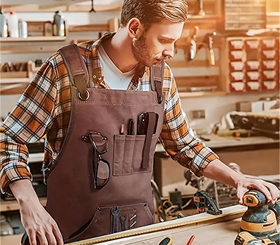 64_두꺼운다기능어깨보호캔버스앞치마