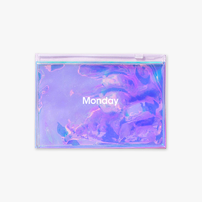 주문제작｜고주파 홀로그램 지퍼백｜슬라이드 지퍼백｜17 * 12｜MF4618