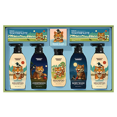 K까치와 호랑이 프리미엄세트 엘지생활건강 명절선물세트 쇼핑백증정