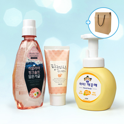 LG생활건강 핑크솔트 가글 아이깨끗해 3종세트