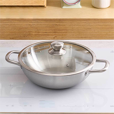 영국R. 마이티 통3중 IH 스텐냄비 파티웍 28cm