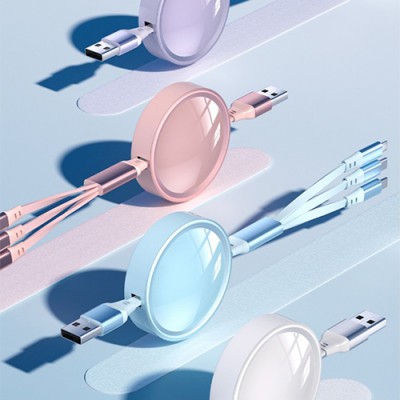 로페리아 원형 미러모델 3in1 충전 케이블(0216224)