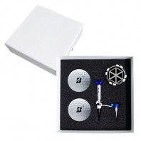 브리지스톤 투어 B X 2구 볼마커칩 고급 싸바리케이스