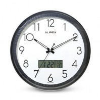 알펙스날짜온도벽시계 LW-672