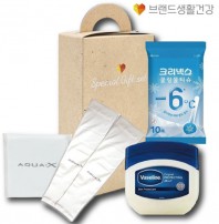 쿨아이스세트 브생건143호(아쿠아쿨토시+바세린젤리+크리넥스 쿨링물티슈)