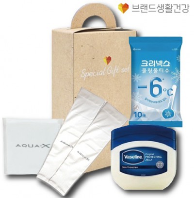 쿨아이스세트 브생건143호(아쿠아쿨토시+바세린젤리+크리넥스 쿨링물티슈)