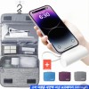 도킹 보조배터리 5000mAh+ 캐리어 세면 파우치 워시백
