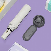 벨솔라 선물세트 골드버튼 자동 암막 양우산 우산애착 미니 선풍기