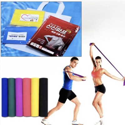 신신제약 신신파스5매 + 라텍스 밴드 스트레칭 요가밴드 필라테스 피트니스 안마기 마사지기 재활운동 건강 선물세트