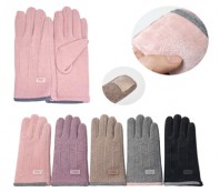 [여성용 심플스마트폰장갑]극세사안감/5가지 색상/개별포장
