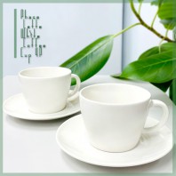 페이즈 라떼 화이트 커피잔 4p