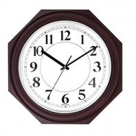브라운팔각벽시계 SI400B