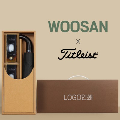 가르시아 3단 60 레자곡자 완전자동우산 +타이틀리스트 골프공 6구-세트