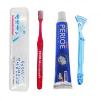 국산 칫솔치약혀클리너세트4호