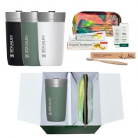 스탠리 고 진공 텀블러  여행용 세면 세안 파우치 선물세트