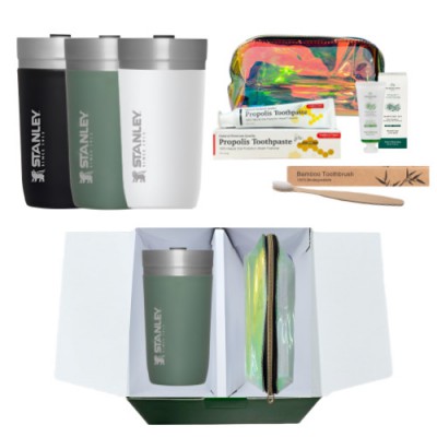스탠리 고 진공 텀블러  여행용 세면 세안 파우치 선물세트