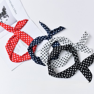 로페리아 복고풍 땡땡이 스트라이프 헤어 밴드 머리띠(0206811)