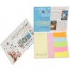 수첩형(S-14) 점착메모지(대)-형광오색지