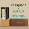 협립 3단70엔티크 고밀도 완전자동우산 +협립눈꽃타월+로하스머그컵-세트