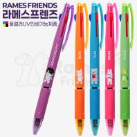 라메스프렌즈 3색볼펜(컬러인쇄가능)