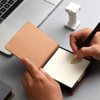 고급 심플 메모지 가죽케이스 메모지 포함 3TMS009