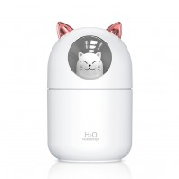 가디언 저소음 레인보우 7색 무드등 야옹이 가습기