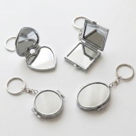 로페리아 거울 키링 다중 모양 양면 손거울(0216810)
