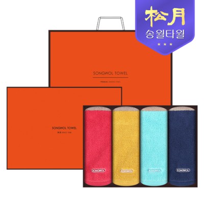 [송월타올] 송월 컬러웨이40 180g 4P 세트