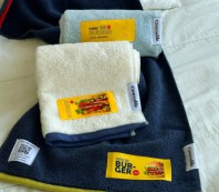 크로커다일 투톤클래식 라벨 호텔타올 3매세트 200g