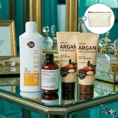 애경 바디워시 바디로션 과일나라 샴푸 4종세트