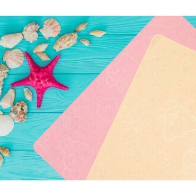 바캉스 파스텔 극세사 비치타올 K2585