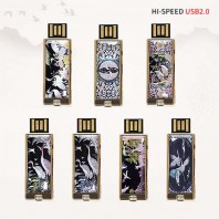 빛나 학 시리즈 자개 USB메모리 USB2.0 4GB~128GB (7종 이미지)