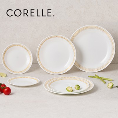 [코렐] 자카드밴드 접시 6P