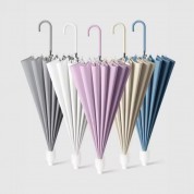 433_파스텔 캡커버 자동 장우산