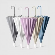 433_파스텔 캡커버 자동 장우산