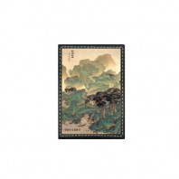 TA058 오버아트 한국화 심전 안중식 장생불사 십장생 연필꽂이