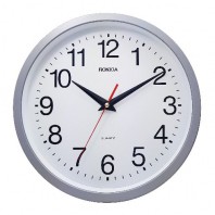 로니카 라인탭 무소음벽시계 실버 R901S