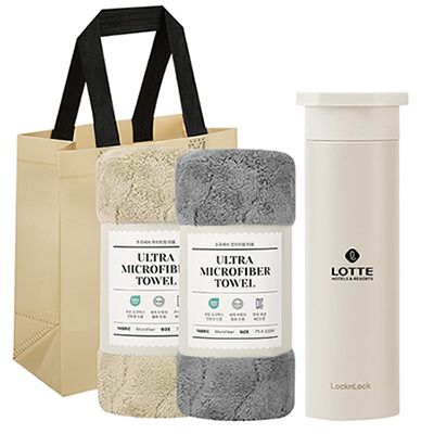 락앤락 스파이더  텀블러 + 타올2P 선물세트