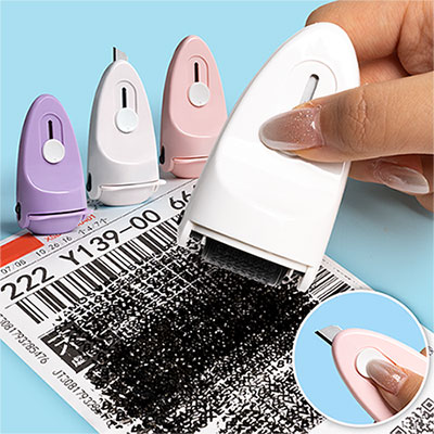 로켓스탬프 택배칼 송장지우개