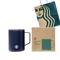 스타벅스 SS 블랙 매트 데비 텀블러 473ml