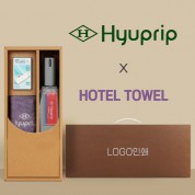 협립 이지롤 거꾸로 완전자동 우산 +협립호텔코마170타월+배터리-세트